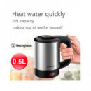 WESTINGHOUSE Hervidor de Agua Pequeño para Viajes 0.5L 600W WKWK001