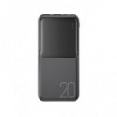 XO Bateria Externa 20000Mah PR252 2xUsb A/Tipo C/Micro Usb Negro