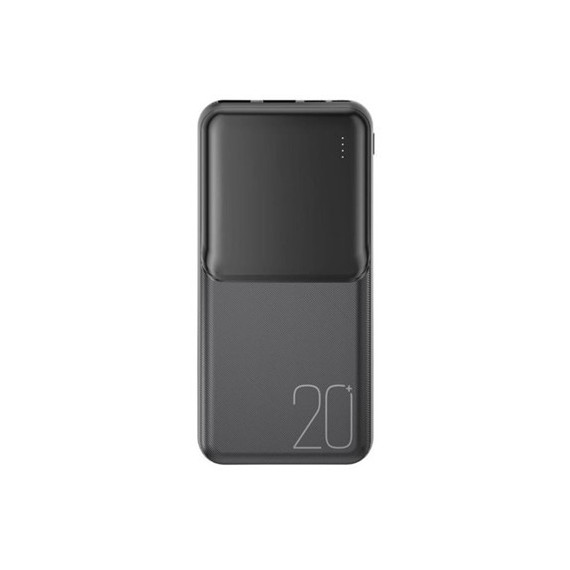 XO Bateria Externa 20000Mah PR252 2xUsb A/Tipo C/Micro Usb Negro