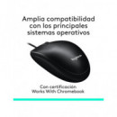 LOGITECH Raton Con Cable M100 Usb Negro
