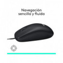 LOGITECH Raton Con Cable M100 Usb Negro