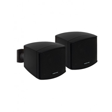 FONESTAR Pareja De Altavoces Baja Impedancia 25WMax,12WRMS CUBE-62 Negro
