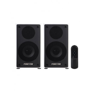 FONESTAR Pareja Altavoces Activos 2x20W Con Mando CLASS-220B Blanco