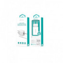 DEVIA Cargador 3.1Amp 2xUSB + Cable Lightning Blanco LITE 2