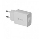 DEVIA Cargador 3.1Amp 2xUSB + Cable Lightning Blanco LITE 2
