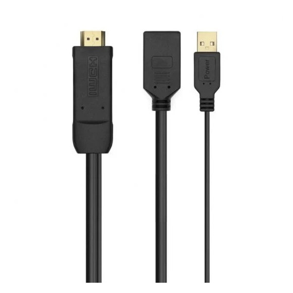 Cable Conversor 4K AISENS Hdmi/macho - Displayport/hembra 10W 10CM Black