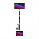 Cable Conversor 4K AISENS Hdmi/macho - Displayport/hembra 10W 10CM Black
