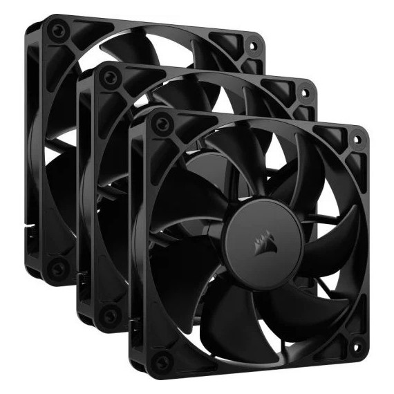 Ventilador 12CM CORSAIR RS120 Adicional Chasis Black ( Pack 3UD )