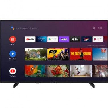Televisor Led DAEWOO 43" 4K Uhd USB Smart TV Android Wifi BLUETOOTH Chromec