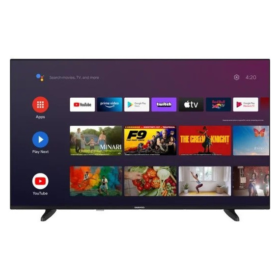 Televisor Led DAEWOO 43" 4K Uhd USB Smart TV Android Wifi BLUETOOTH Chromec