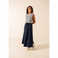 Camisetas Mujer Camiseta SAINT JAMES Banyuls Ecru / Marine
