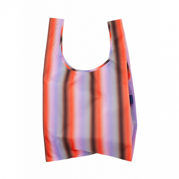 Bolsa BAGGU Estándar Reciclada Gradient Stripe Poppy & Lilac