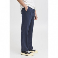 Pantalones y Vaqueros Pantalones !SOLID Alann Insignia Blue