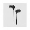 JBL Auricular Estereo Con Microfono T50HI Negro Con Cable Jack 3.5mm