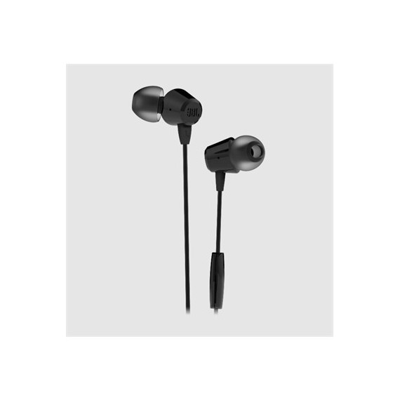 JBL Auricular Estereo Con Microfono T50HI Negro Con Cable Jack 3.5mm