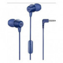 JBL Auricular Estereo Con Microfono T50HI Azul Con Cable Jack 3.5mm