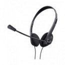TRUST Auricular de Casco Con Microfono Para PC  Con Cable Jack 3.5mm 1.8Mtrs Negro 24659-02