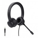 TRUST Auricular de Casco Con Microfono Para PC AYDA Con Cable Jack 3.5mm 1.8Mtrs Negro 25087