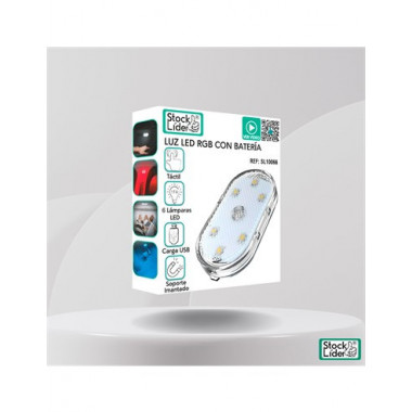 STOCK LIDER Luz Led RGV COn Bateria SL10066
