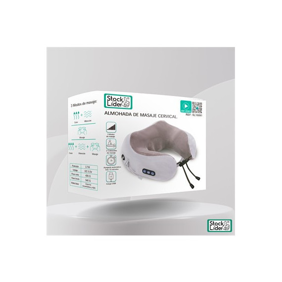 STOCK LIDER Almohada Cervical Con Masaje SL10091