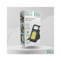 STOCK LIDER Linterna Led Recargable Con Mosqueton SL10100