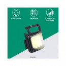 STOCK LIDER Linterna Led Recargable Con Mosqueton SL10100