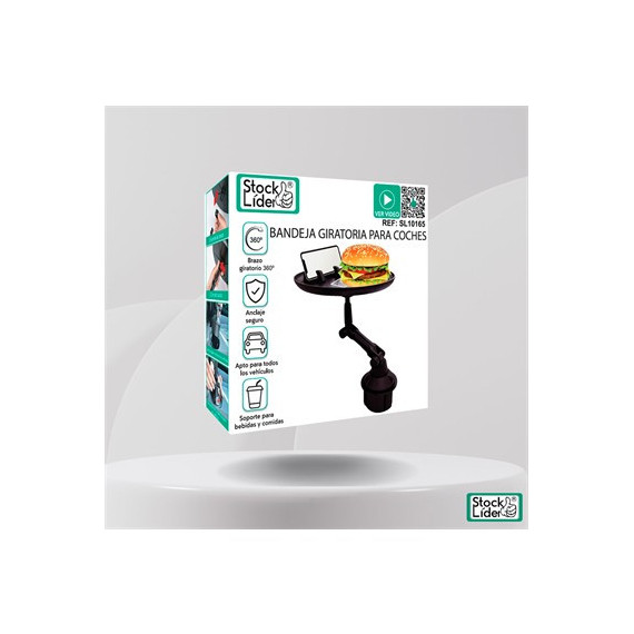 STOCK LIDER Bandeja Giratoria Para Coche Sl10165