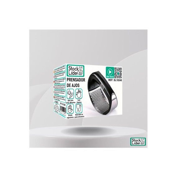 STOCK LIDER Prensador De Ajos Diseño Ergonomico SL10248