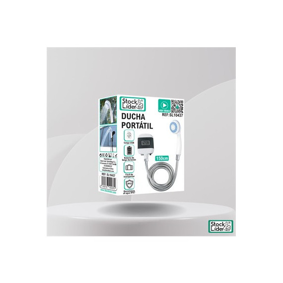 STOCK LIDER Ducha Portatil Recargable 150Cms SL10437