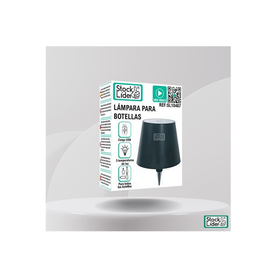 STOCK LIDER Lampara Para Botellas Recargable SL10467