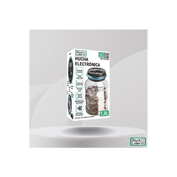 STOCK LIDER Hucha Electronica Con Contador 1.8L SL10502