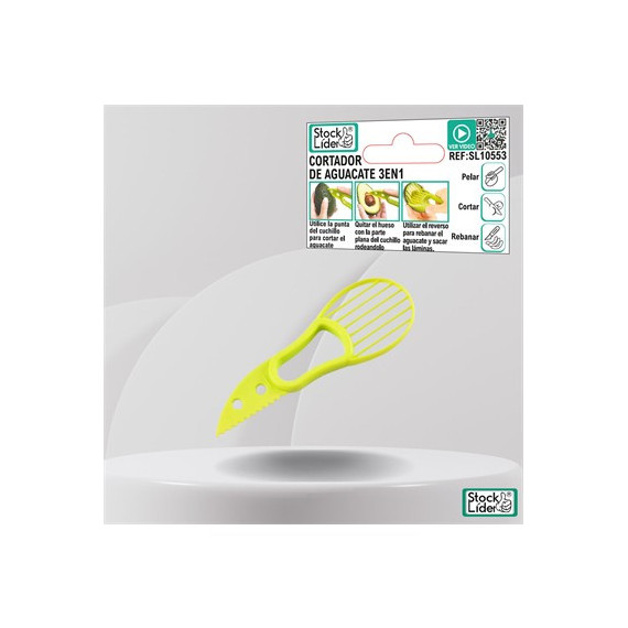 STOCK LIDER COrtador De Aguacate 3 En 1 SL10553