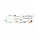 STOCK LIDER MIni Pizarra Con Luz Led 15x15Cms SL10610