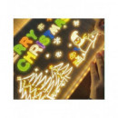 STOCK LIDER MIni Pizarra Con Luz Led 15x15Cms SL10610