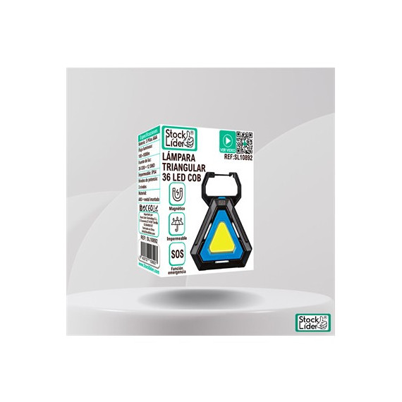STOCK LIDER Luz Led Triangular Con Gancho SL1082