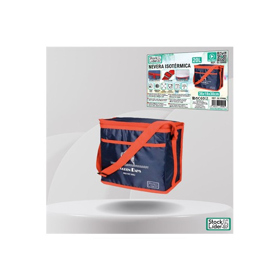 STOCK LIDER Nevera Isotermica 36x18x30cms 20L SL10908
