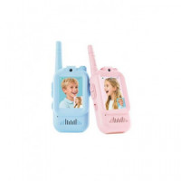 XO Pack de 2 Walkies para Niños XO-DJJ02 con Camara Azul/rosa