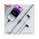 XO Auricular Con Microfono XO-EP85 Con Cable Lighnting Negro