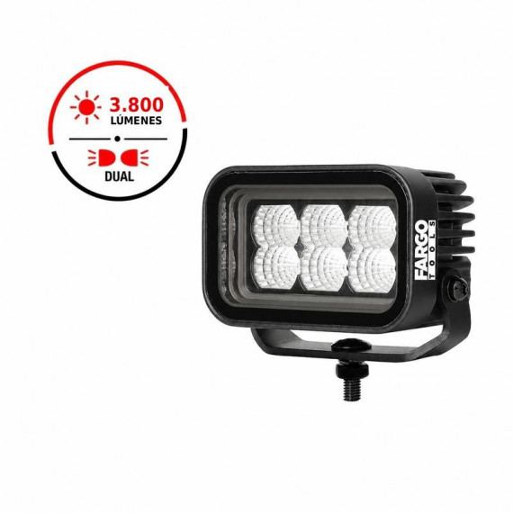 FARO LED RECTANGULAR 4.2” LARGO ALCANCE FARGO TOOLS 42W 9-32V