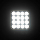 FARO LED CUADRADO 4" LARGO ALCANCE FARGO TOOLS 1.600 LUMENS 20W