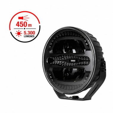 FARO LED REDONDO 7&rdquo; LARGO ALCANCE FARGO TOOLS 110W 9-32V