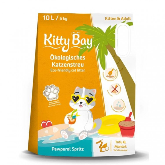KITTY BAY Gato Arena Mandioca Pawperol Spritz 10 L
