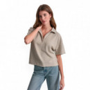 Polo Logo Jacquard Boxy  DKNY