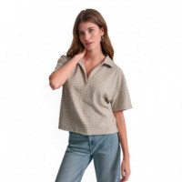 Polo Logo Jacquard Boxy  DKNY