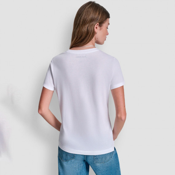 Camiseta Stacked Rhinestone  DKNY