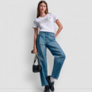 Camiseta Stacked Rhinestone  DKNY