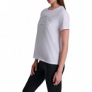 Camiseta Varsity Ny Logo Sleeve Relaxed Fit  DKNY