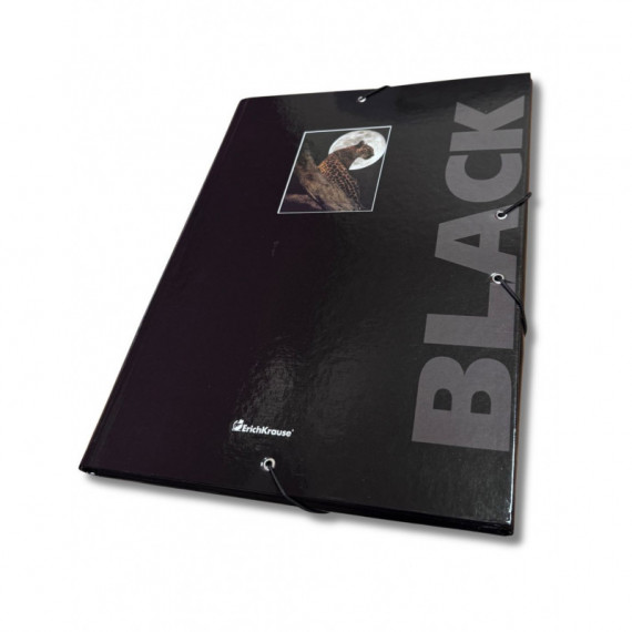 CARPETA DE GOMAS FOLIO BLACK