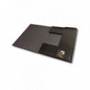 CARPETA DE GOMAS FOLIO BLACK