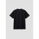 Camiseta regular fit de punto de algodón con estampado de tigre de Antony Morato